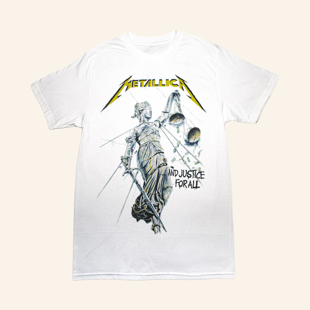 Metallica Merch And Justice For All Album Cover T-Shirt Presents For Music Lovers