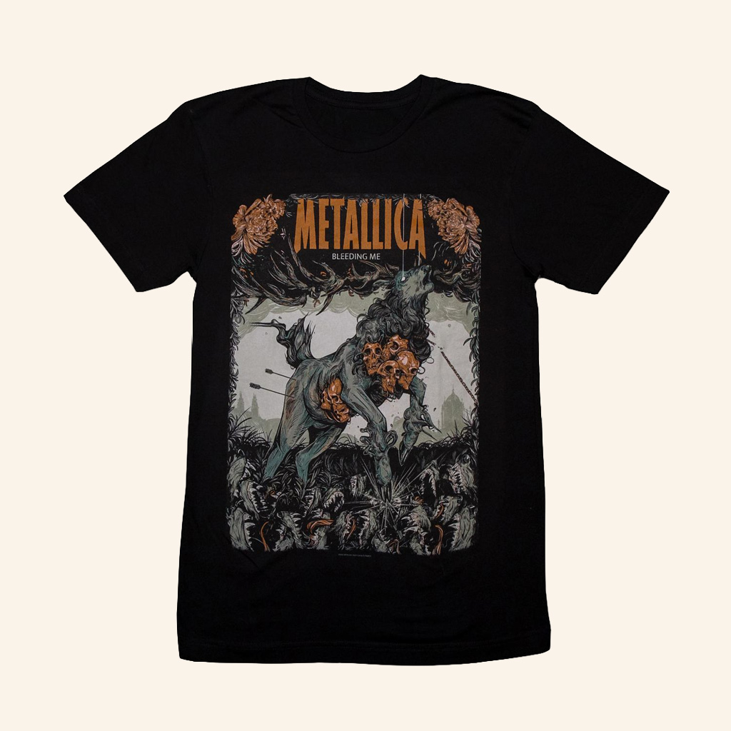 Metallica Merch Bleeding Me Poster Art T-Shirt Music Gift Ideas For Guys Metallica Merch Bleeding Me Poster Art T-Shirt Music Gift Ideas For Guys
