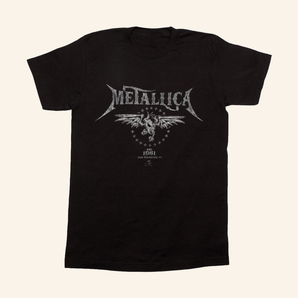 Metallica Merch Est 1981 San Francisco Black Shirt Gifts For Music Fans