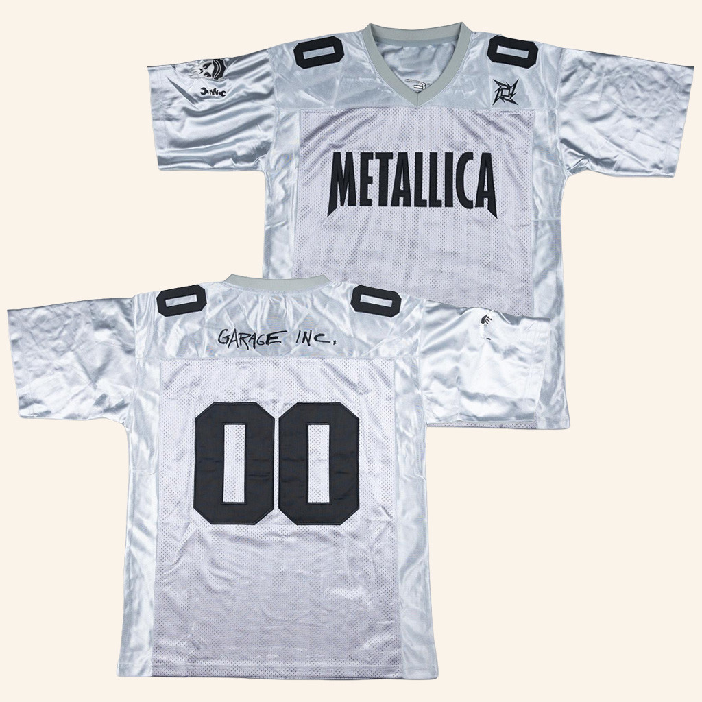 Metallica Merch Garage Inc Football Jersey Gift Ideas For Music Lovers Metallica Merch Garage Inc Football Jersey Gift Ideas For Music Lovers