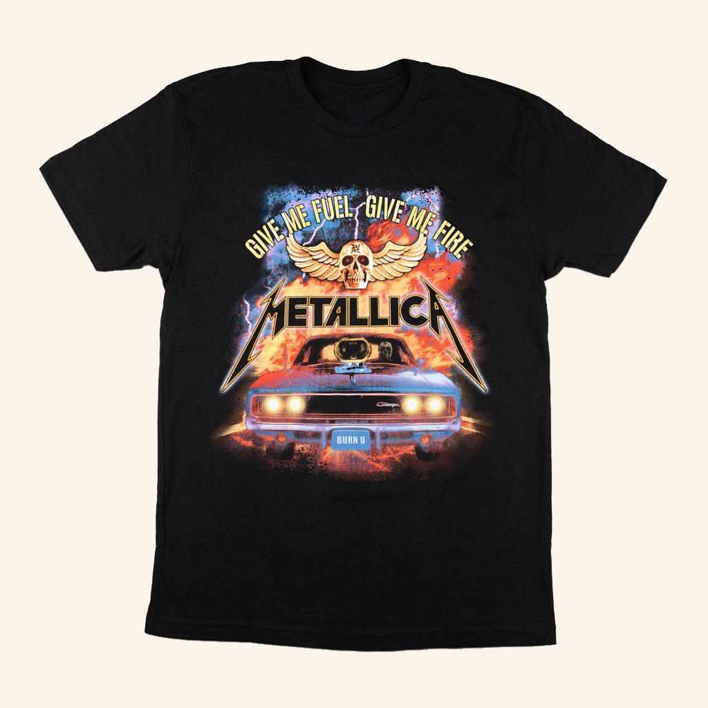 Metallica Merch Give Me Fuel Give Me Fire T-Shirt Gifts For Music Fans
