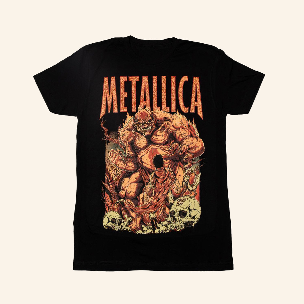 Metallica Merch Hero Of The Day Poster Art T-Shirt Gifts For Music Fans Metallica Merch Hero Of The Day Poster Art T-Shirt Gifts For Music Fans