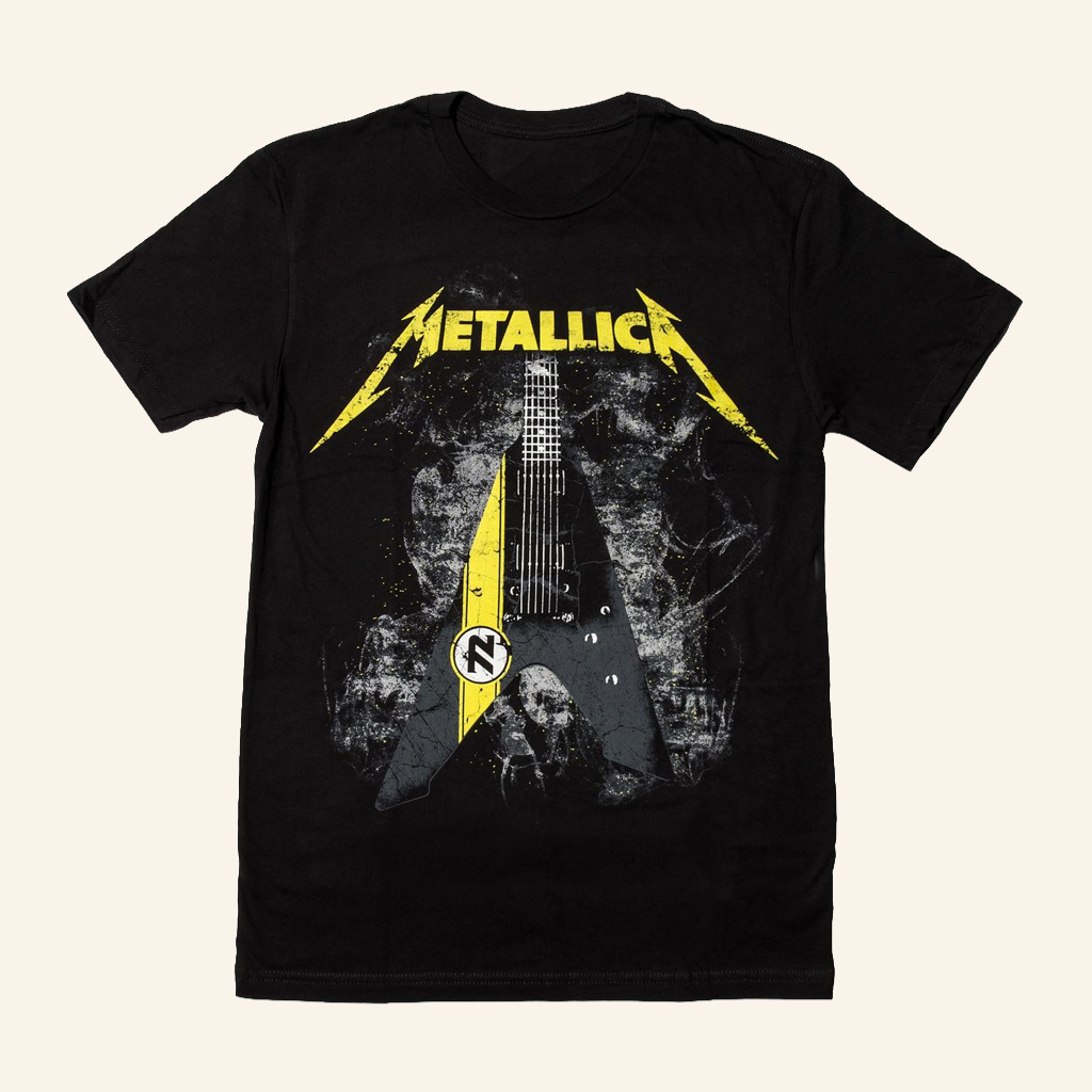 Metallica Merch James Hetfield 72 Vulture Guitar T-Shirt Gifts For Music Lovers Metallica Merch James Hetfield 72 Vulture Guitar T-Shirt Gifts For Music Lovers