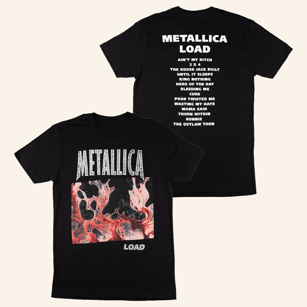 Metallica Merch Load Tracklist T-Shirt Cool Gifts For Music Lovers Metallica Merch Load Tracklist T-Shirt Cool Gifts For Music Lovers