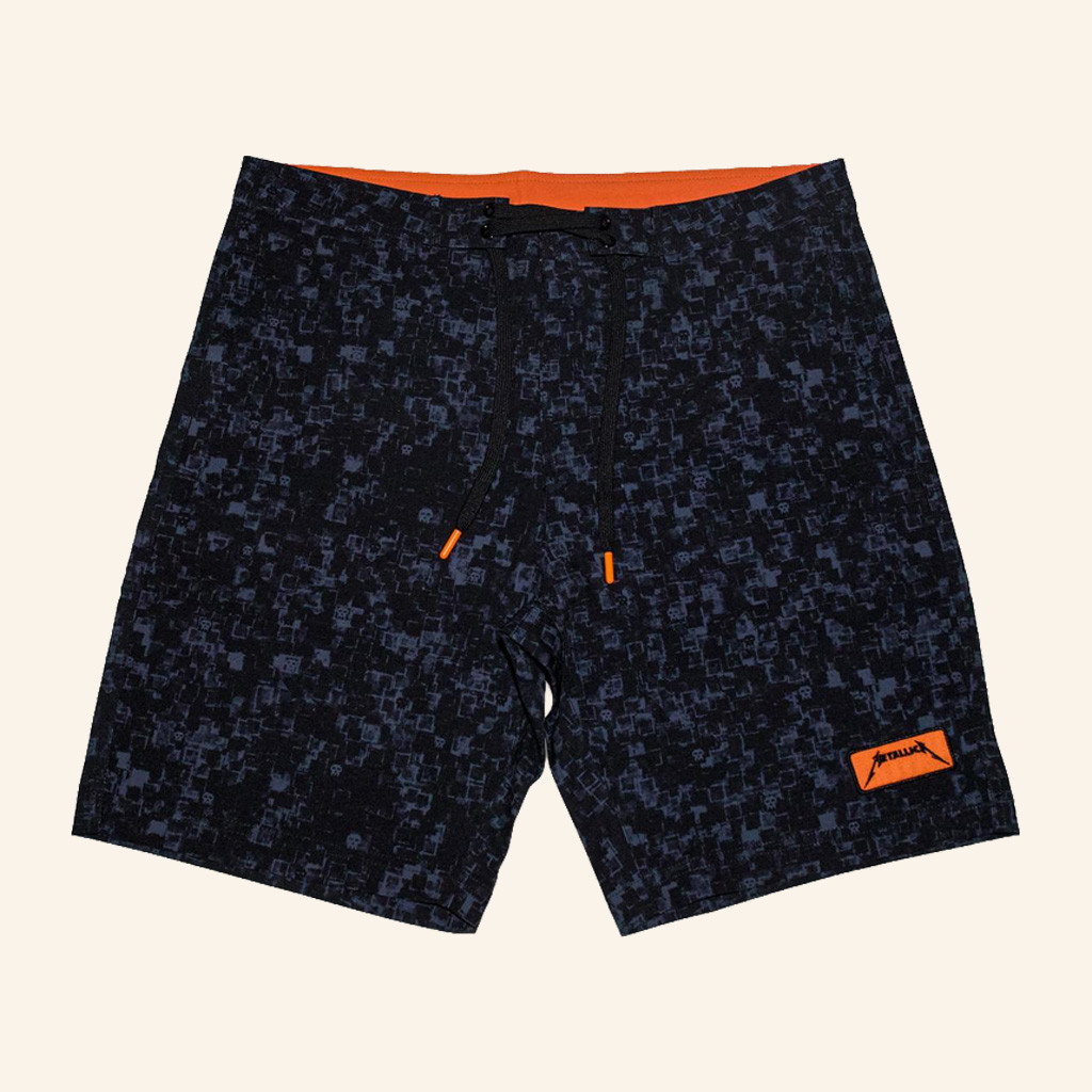 Metallica Merch Logo Patch Board Shorts Music Gift Ideas For Guys Metallica Merch Logo Patch Board Shorts Music Gift Ideas For Guys