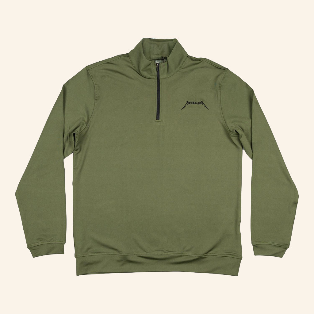 Metallica Merch Logo Quarter Zip Sweatshirt Birthday Gifts For Music Lovers Metallica Merch Logo Quarter Zip Sweatshirt Birthday Gifts For Music Lovers