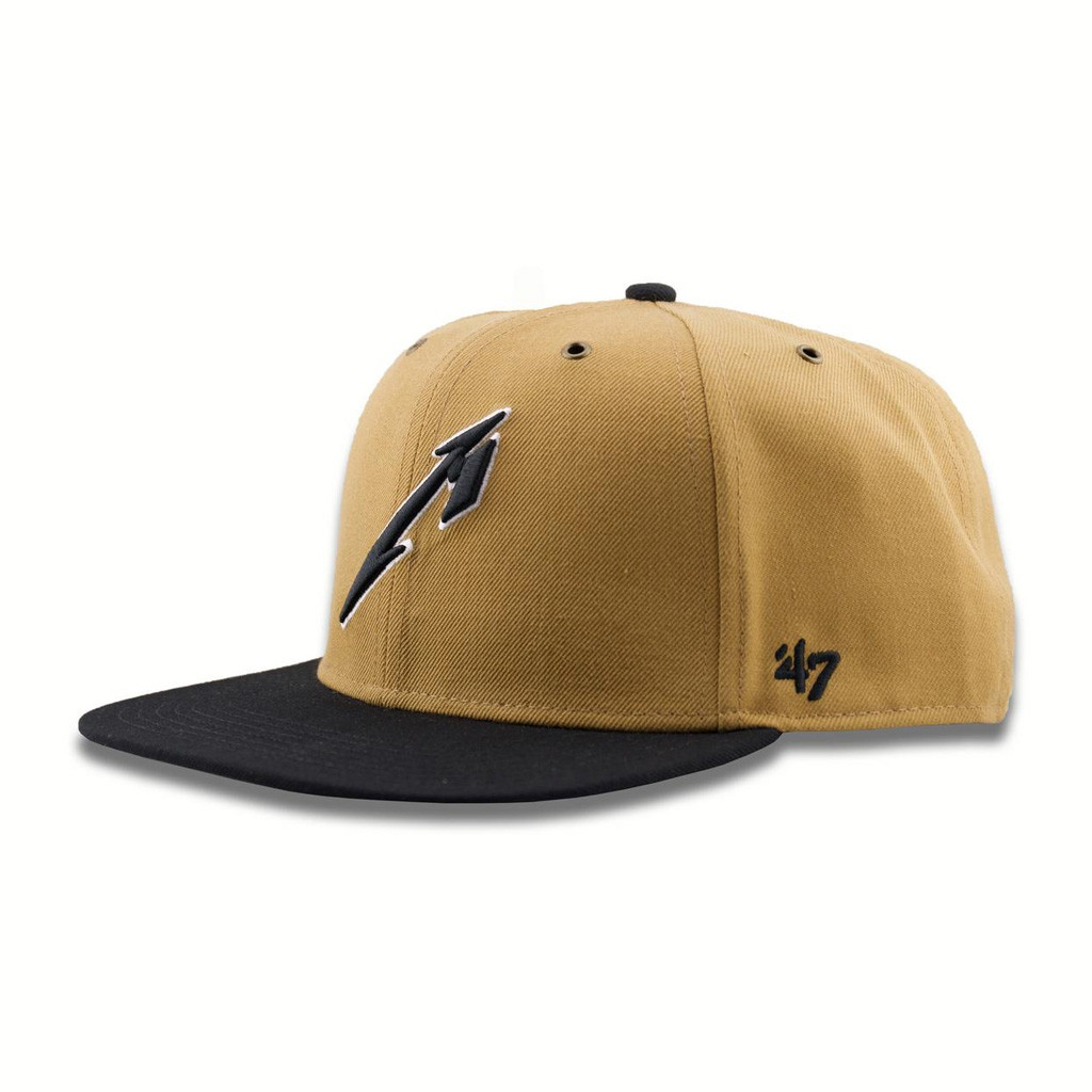 Metallica Merch M Logo Embroidered Snapback Hat Gifts For Music Fans Metallica Merch M Logo Embroidered Snapback Hat Gifts For Music Fans