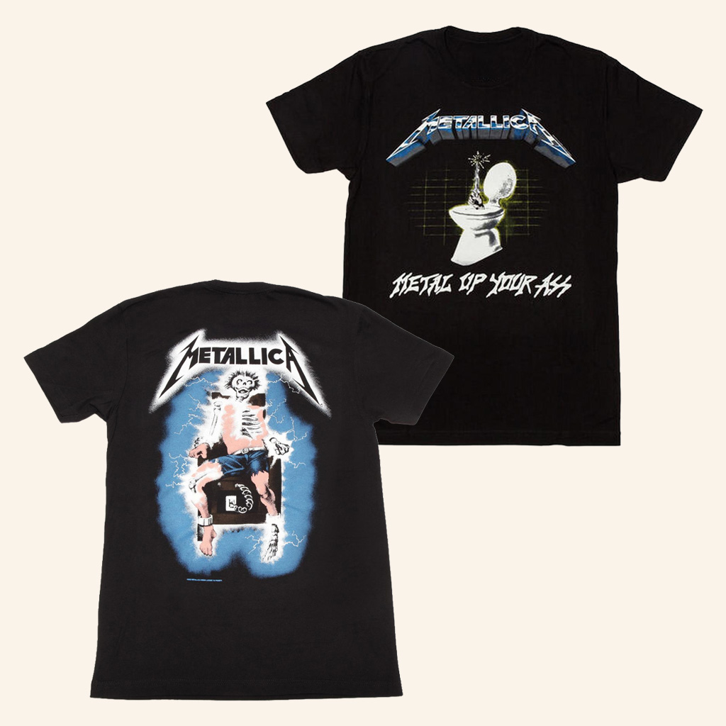 Metallica Merch Metal Up Your Ass T-Shirt Music Gift Ideas For Guys Metallica Merch Metal Up Your Ass T-Shirt Music Gift Ideas For Guys