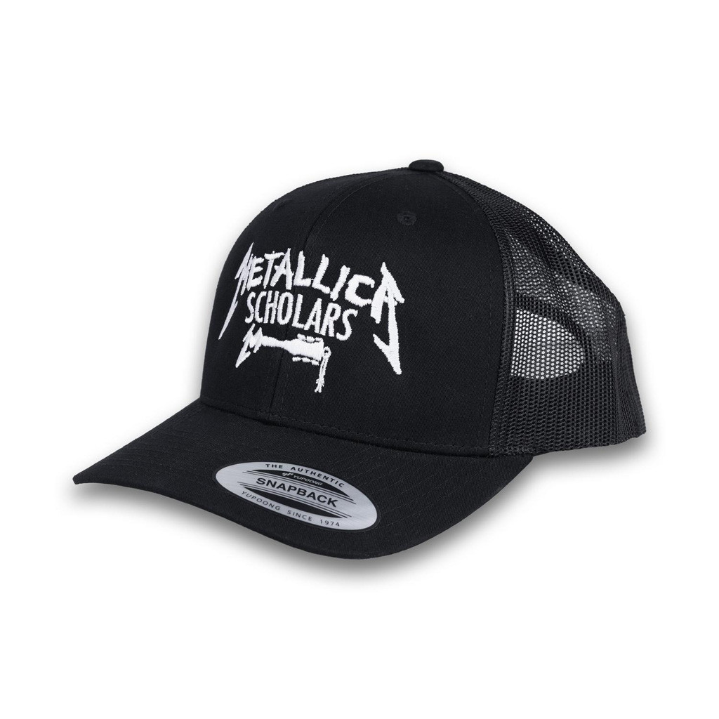 Metallica Merch Metallica Scholars Trucker Hat Embroidered Presents For Music Lovers