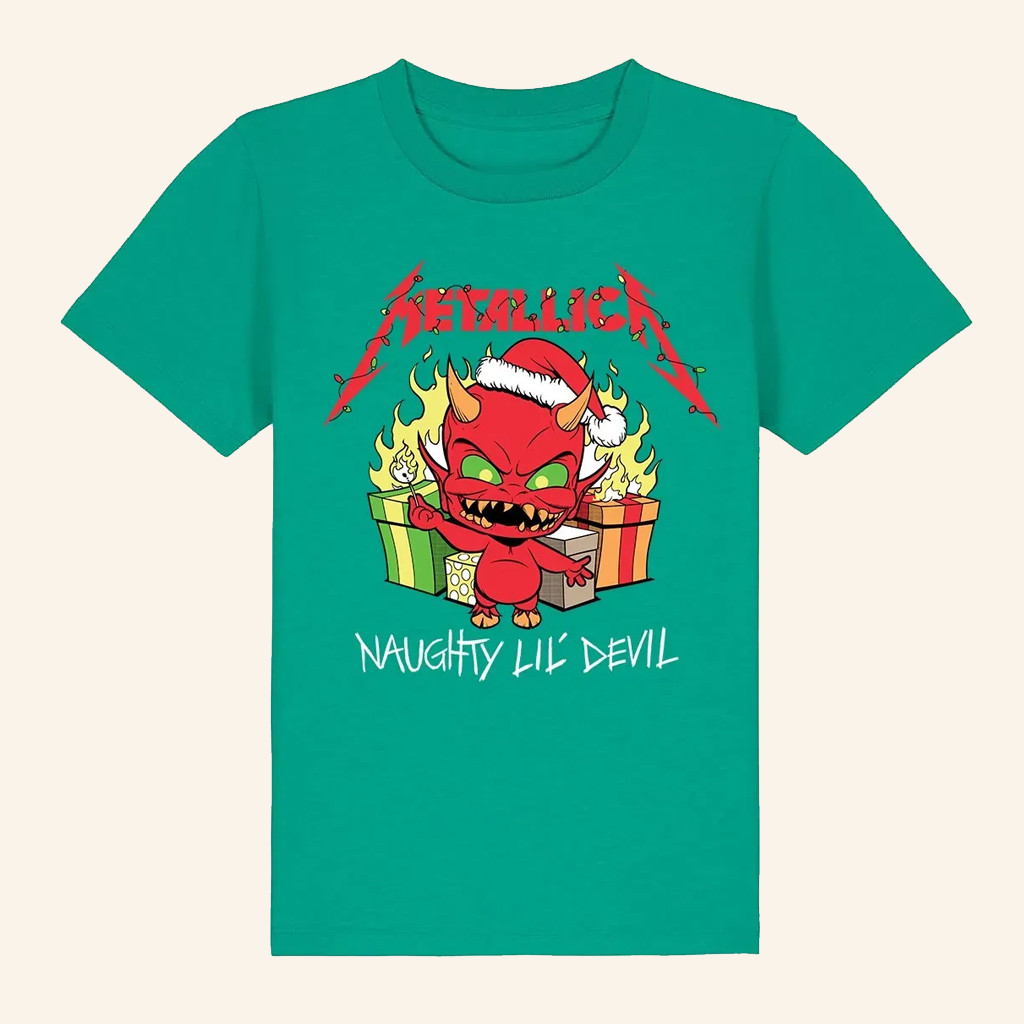 Metallica Merch Naughty Lil Devil Holiday T-Shirt Christmas Ideas For Boyfriend Metallica Merch Naughty Lil Devil Holiday T-Shirt Christmas Ideas For Boyfriend