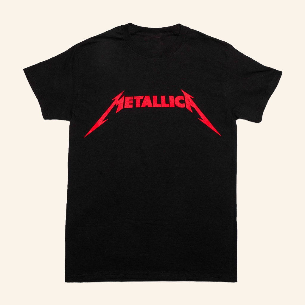 Metallica Merch Red Metallica Logo Black T-Shirt Best Gifts For Music Lovers Metallica Merch Red Metallica Logo Black T-Shirt Best Gifts For Music Lovers