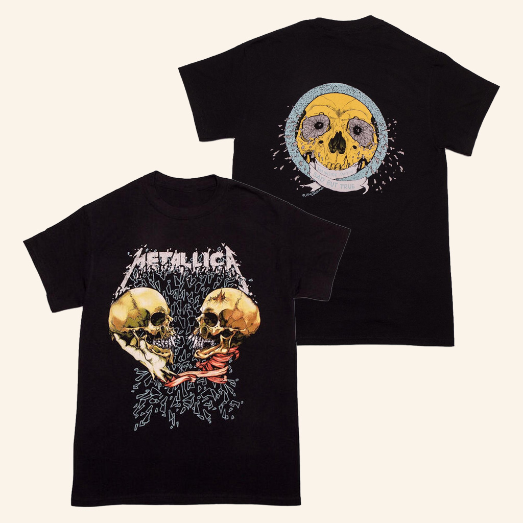 Metallica Merch Sad But True T-Shirt Unique Gifts For Music Lovers Metallica Merch Sad But True T-Shirt Unique Gifts For Music Lovers