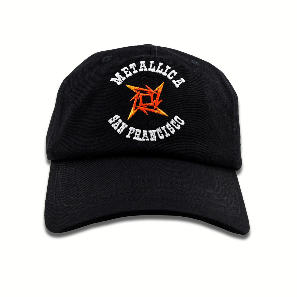Metallica Merch San Francisco Made In LA Embroidered Hat Music Gift Ideas For Guys Metallica Merch San Francisco Made In LA Embroidered Hat Music Gift Ideas For Guys