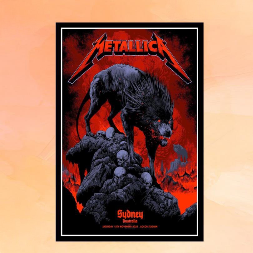 Metallica Merch Sydney Australia November 15th 2025 Concert Poster Home Decor Best Gift For Fan Metallica Merch Sydney Australia November 15th 2025 Concert Poster Home Decor Best Gift For Fan