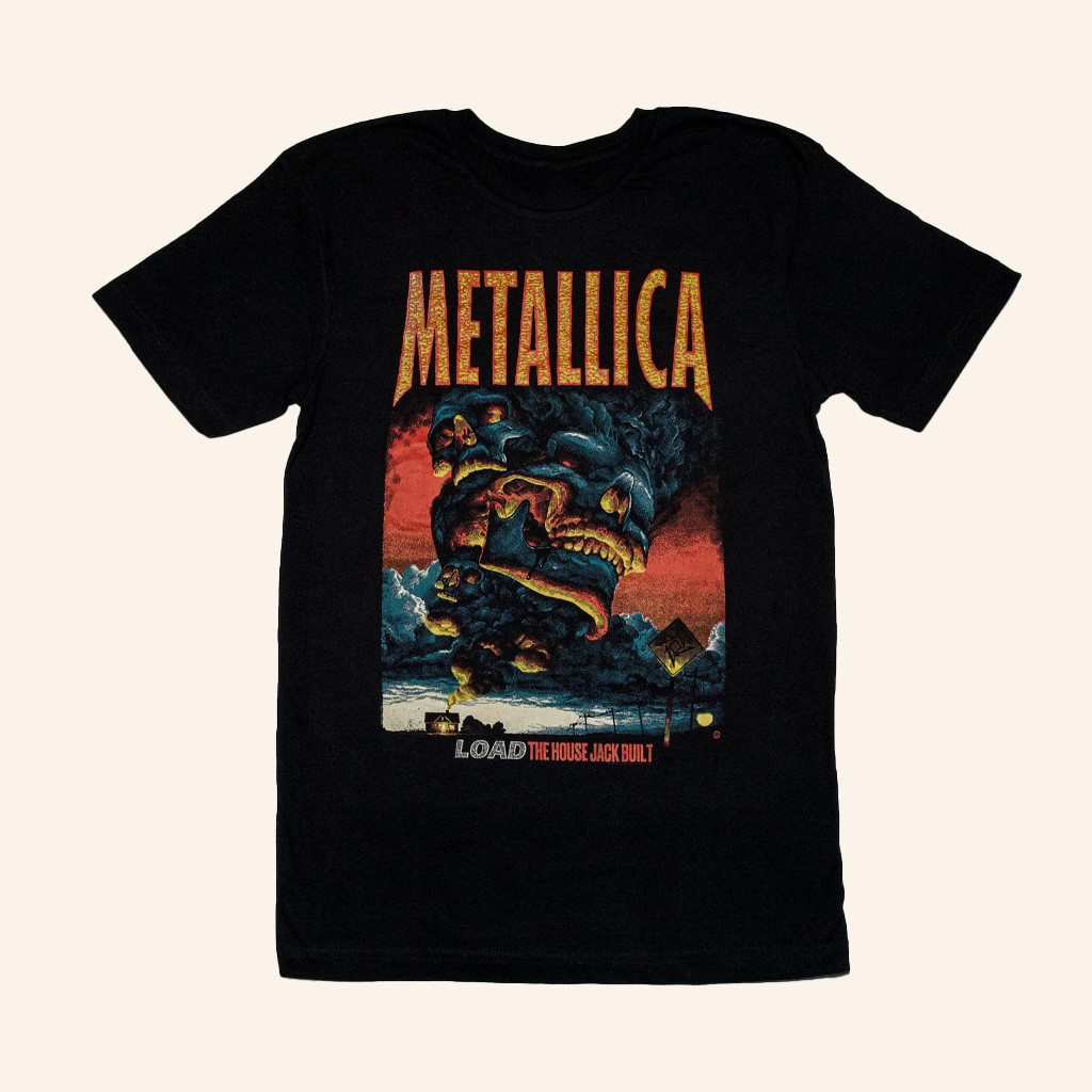 Metallica Merch The House Jack Built Poster Art T-Shirt Best Christmas Gifts For Husband Metallica Merch The House Jack Built Poster Art T-Shirt Best Christmas Gifts For Husband