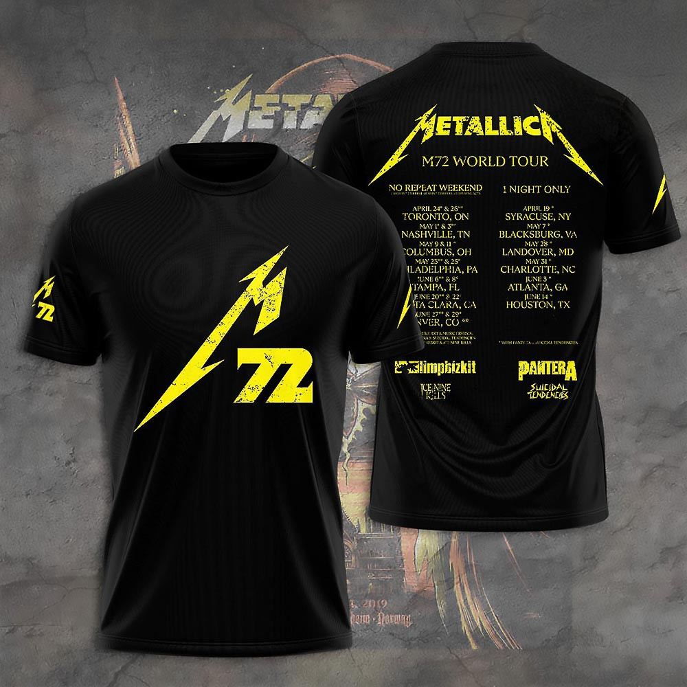 Metallica MET Band T-shirt Unique Gifts For Music Lovers