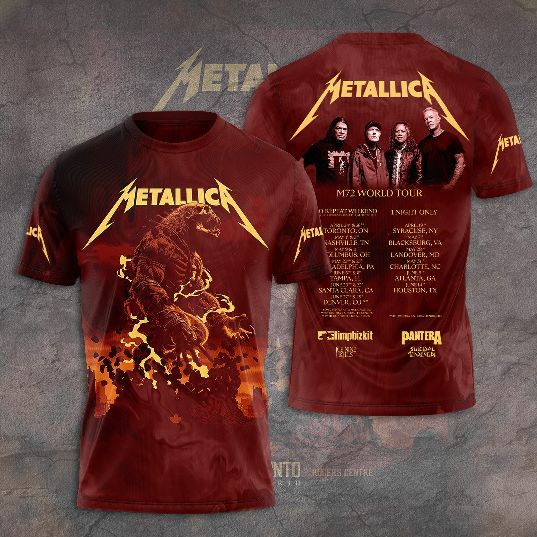Metallica Repeat Weekend 2025 I Night Only T-Shirt Music Lover Gifts For Him