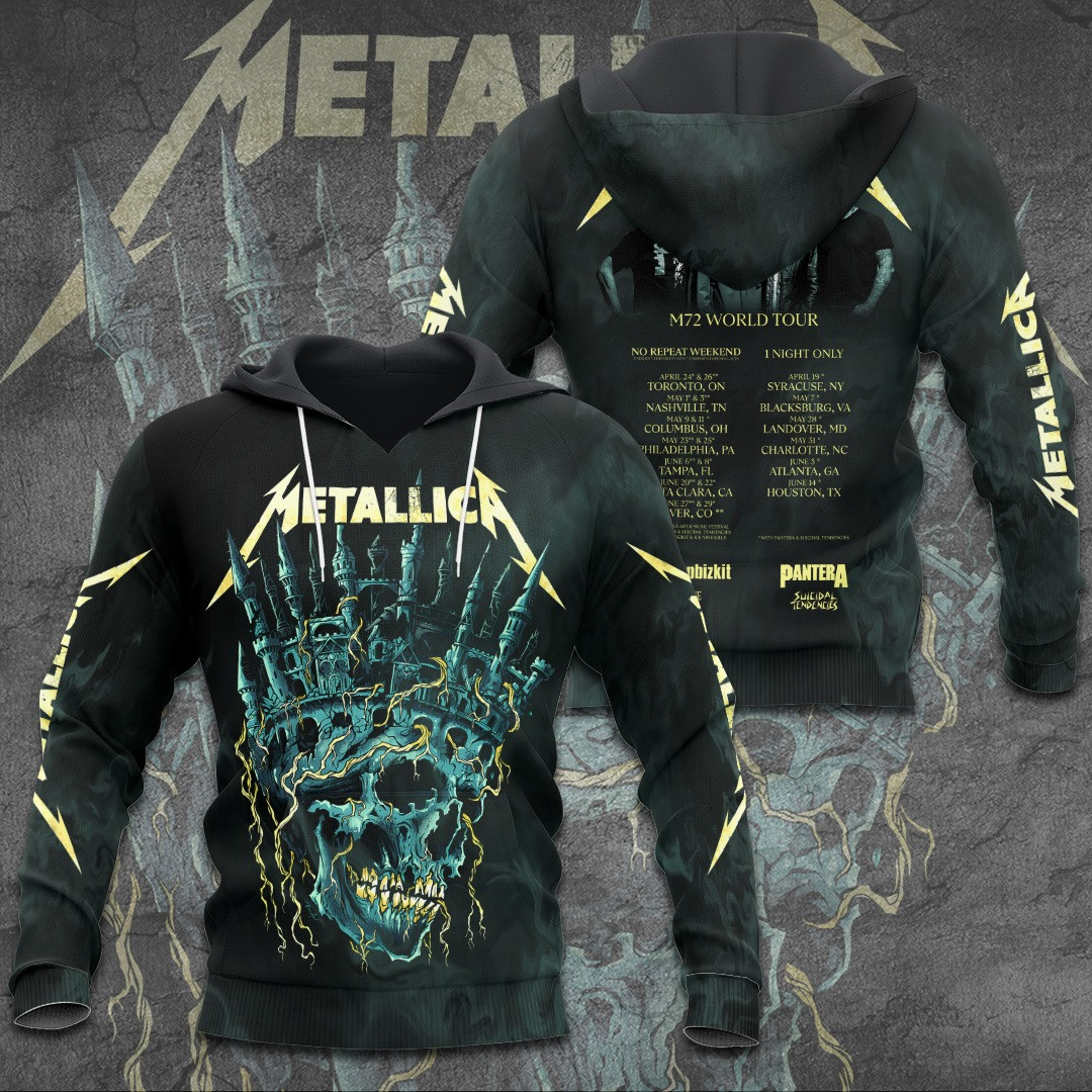 Metallica Repeat Weekend I Night Only Hoodie Gifts For Music Enthusiasts