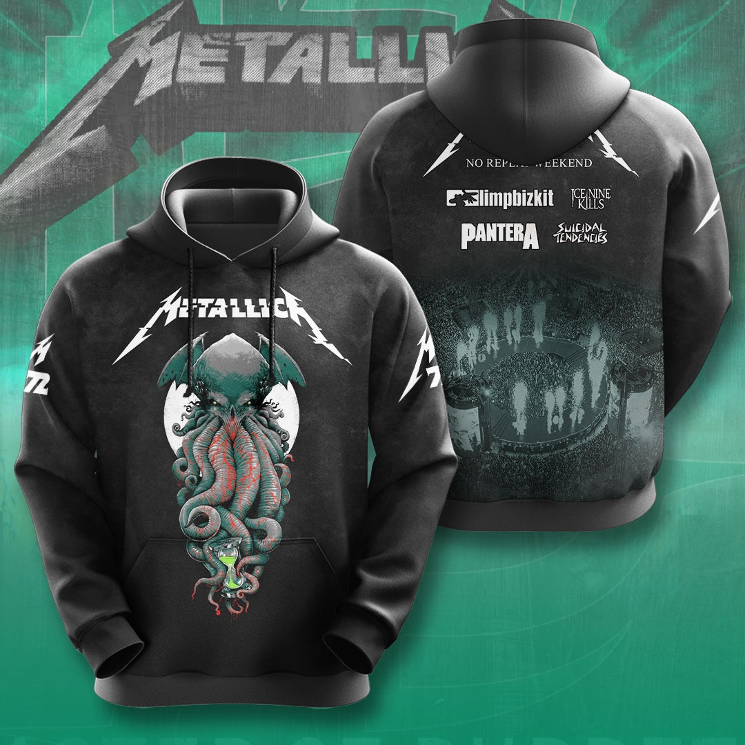Metallica Repeat Weekend World Tour Hoodie Music Gift Ideas For Guys