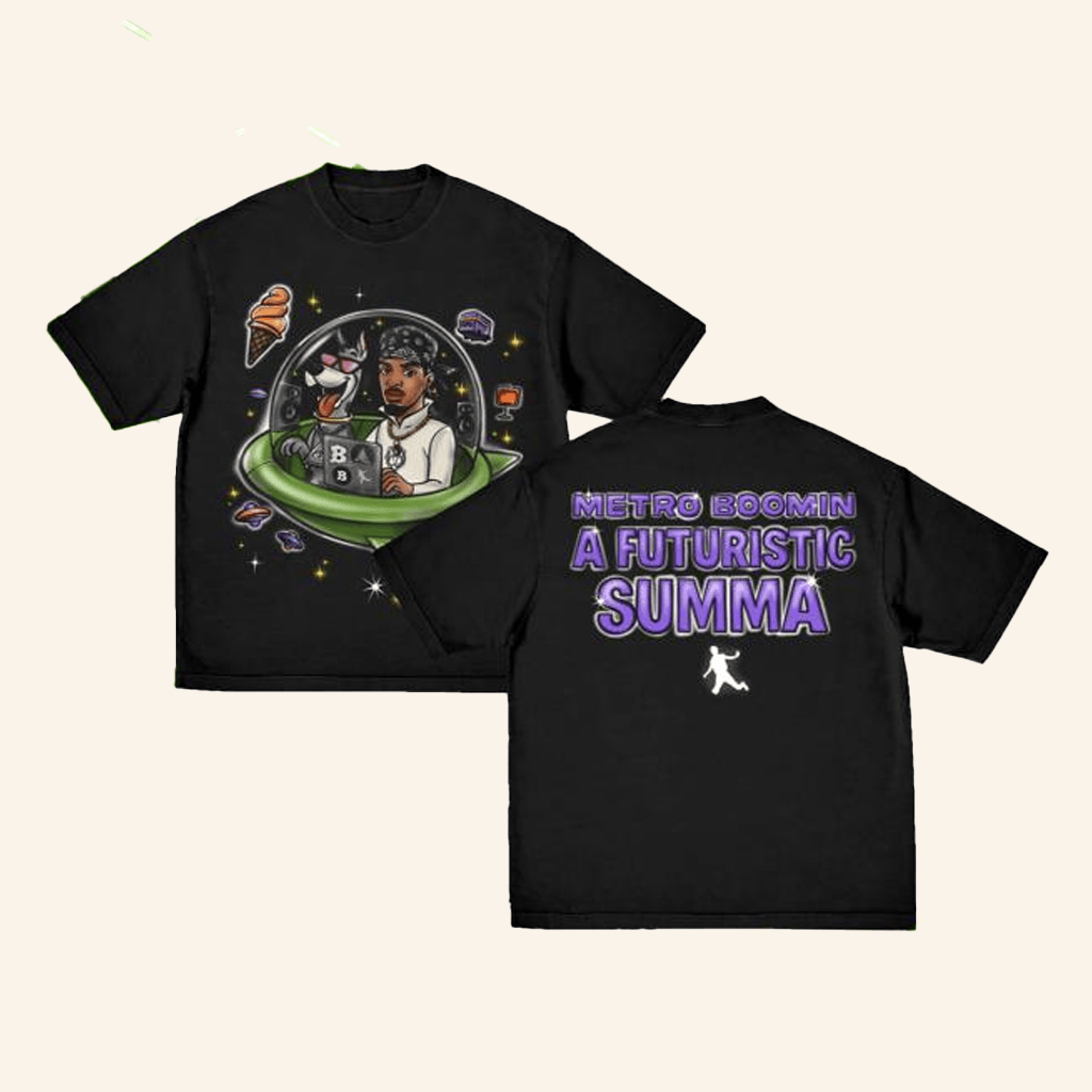 Metro Boomin Merch Airbrush T-Shirt Gifts For Husband Metro Boomin Merch Airbrush T-Shirt Gifts For Husband