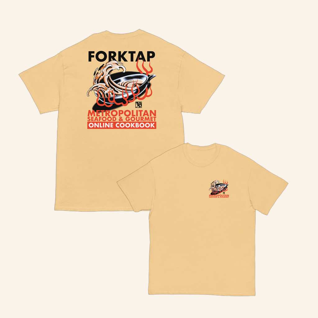 Metro Seafood Merch Fork Tap T-Shirt Online Cookbook Shirt Present For Wife