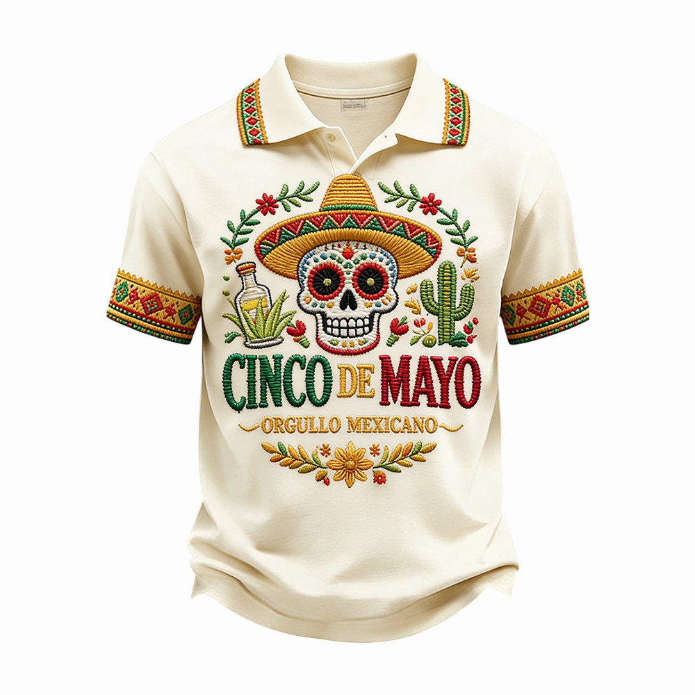 Mexican Cinco De Mayo Polo Shirt Festival Apparel Mexican Novelty Gifts