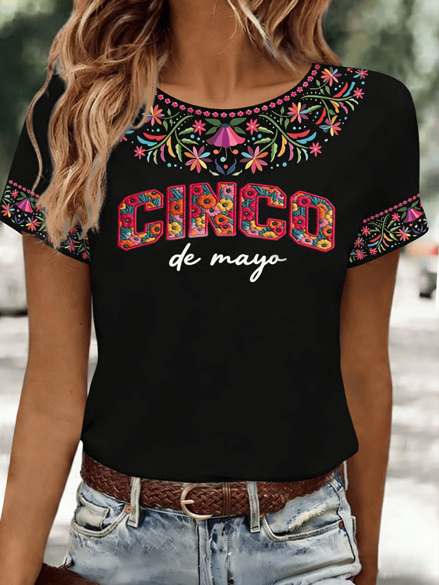 Mexican Cinco De Mayo T-Shirt Mexico Festival Merch Thoughtful Gifts For Sister