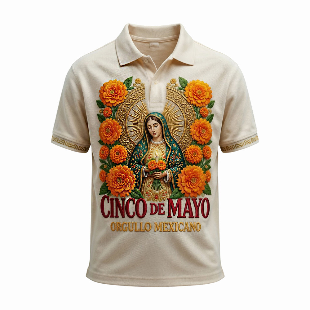 Mexican Faith Polo Shirt Cinco De Mayo Clothing Mexican Themed Gifts