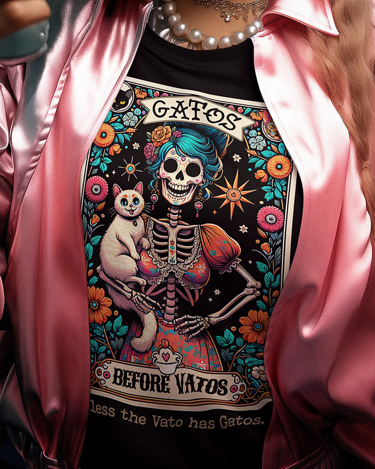 Mexican Skull Gatos Before Vatos Shirt Cinco De Mayo Halloween T-Shirt Gifts For Him Mexican Skull Gatos Before Vatos Shirt Cinco De Mayo Halloween T-Shirt Gifts For Him