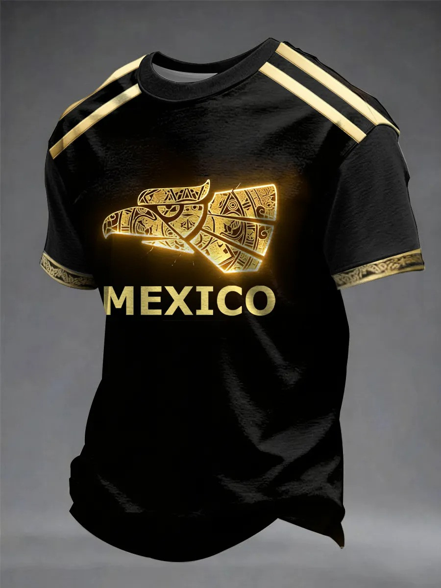 Mexico Aztec Eagle T-Shirt World Cup 2026 Soccer Fan Gear Best Gift For Mexico Supporters