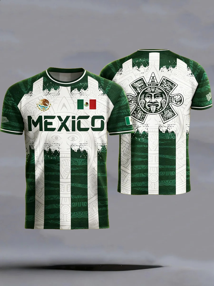 Mexico FIFA WorldCup 2026 Aztec Supporter T Shirt Soccer Fan Gear Best Gift For Mexico Fans
