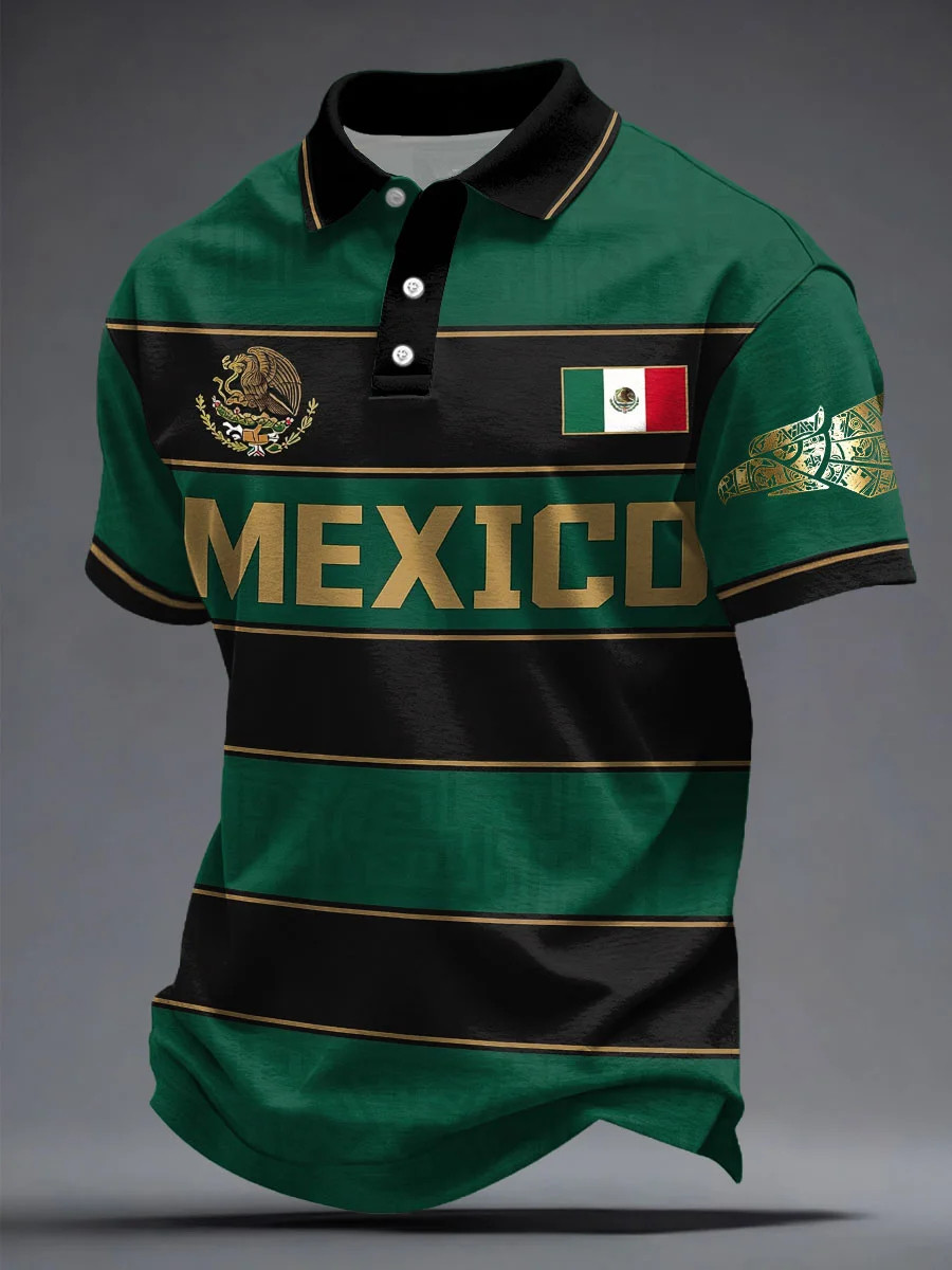 Mexico FIFA WorldCup 2026 Match Day Polo Shirt Soccer Fan Gear Best Gift For Mexico Supporters