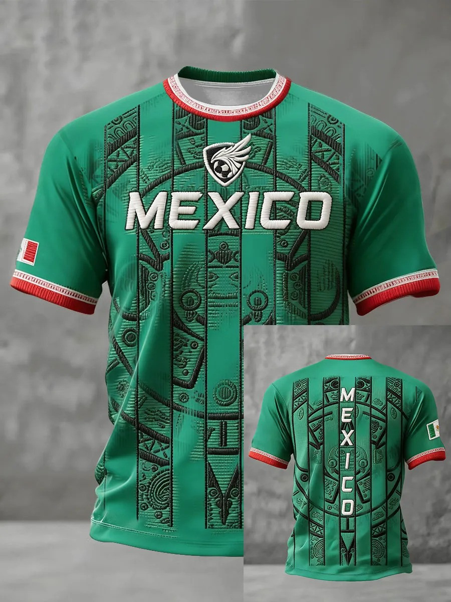 Mexico Soccer T-Shirt World Cup 2026 El Tri Fan Gear Best Gift For Football Fans