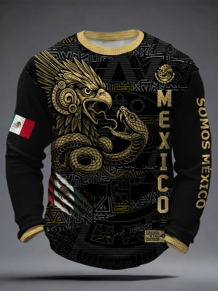 Mexico Somos Mexico Long Sleeve Shirt World Cup 2026 Aztec Eagle Fan Gear Gift For El Tri Fans