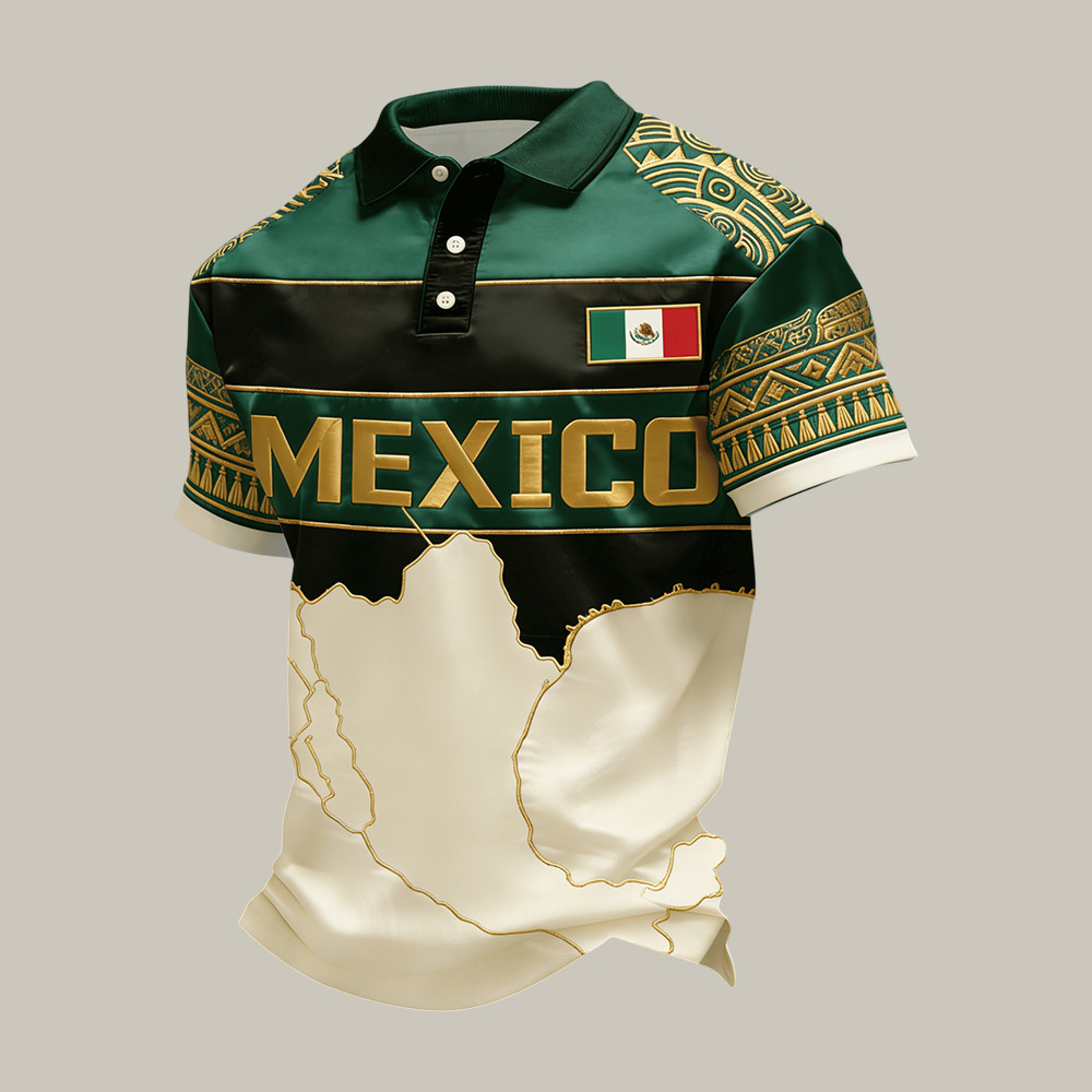 Mexico World Cup 2026 Polo Shirt Maxico National Soccer Team Merch Good Gift For Father's Day