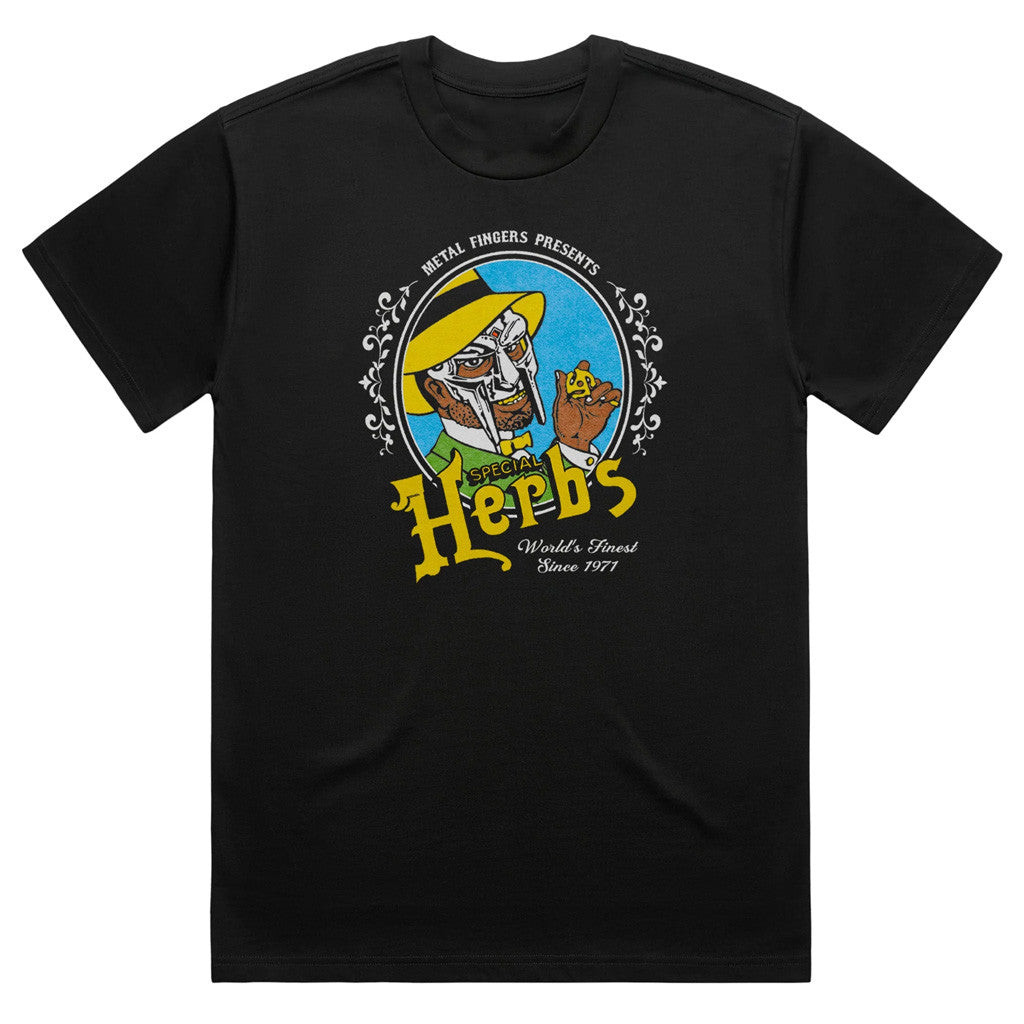 MF Doom Merch Herbs Vintage T-Shirt Black Gifts For Husband MF Doom Merch Herbs Vintage T-Shirt Black Gifts For Husband