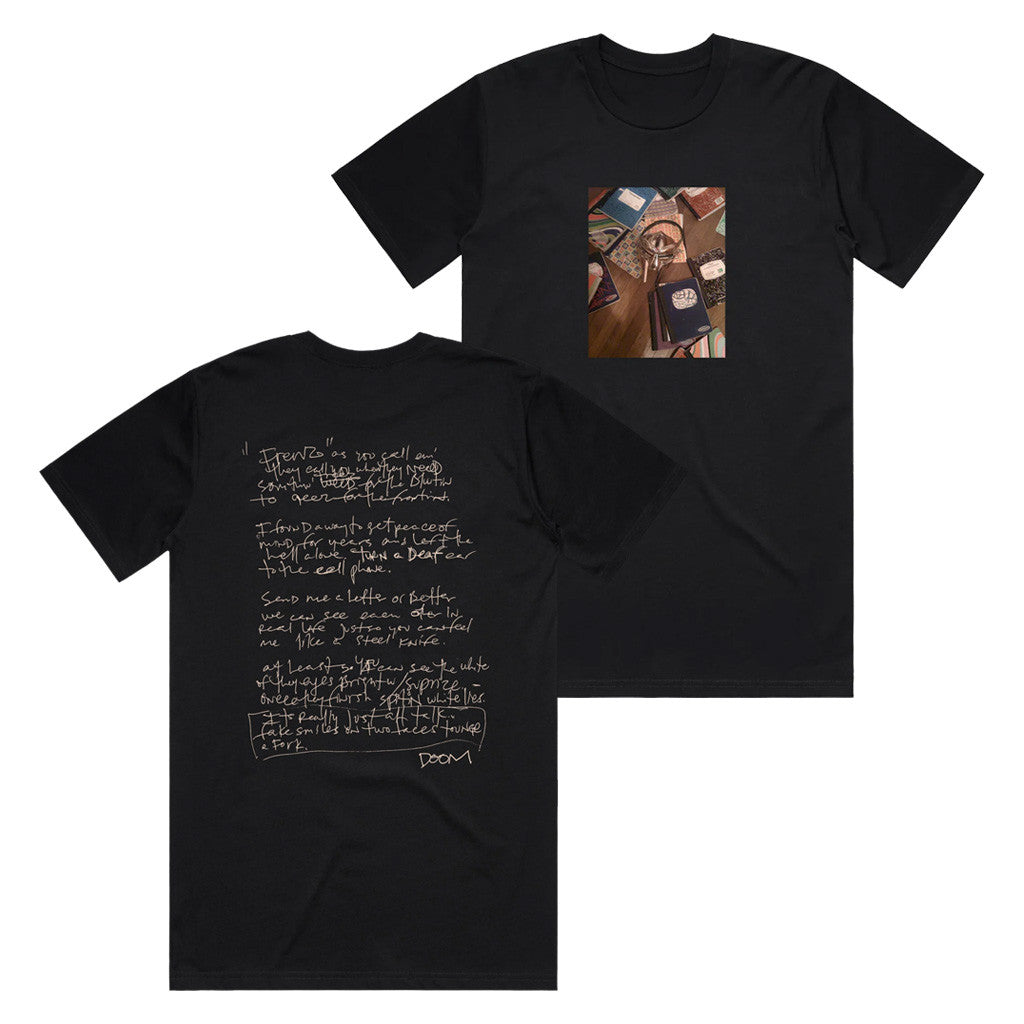 MF Doom Merch The Note Books T-Shirt Gifts For Besties MF Doom Merch The Note Books T-Shirt Gifts For Besties