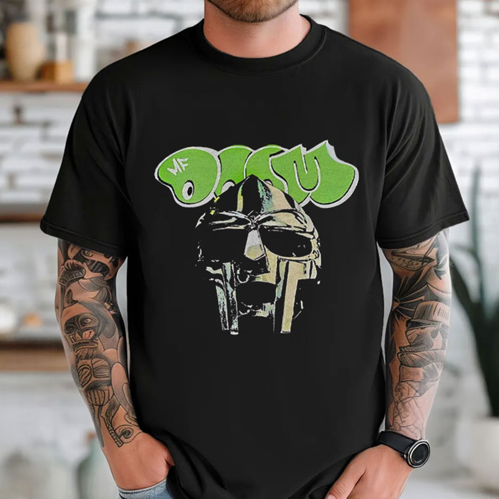 MF DOOM Rapper Vintage T-Shirt Gifts For Rapper Fans