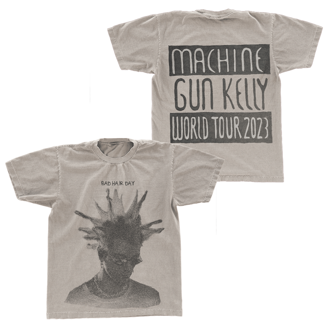 MGK Merch Bad Hair Day T-Shirt Machine Gun Kelly Merchandise Gifts For Father's Day From Wife