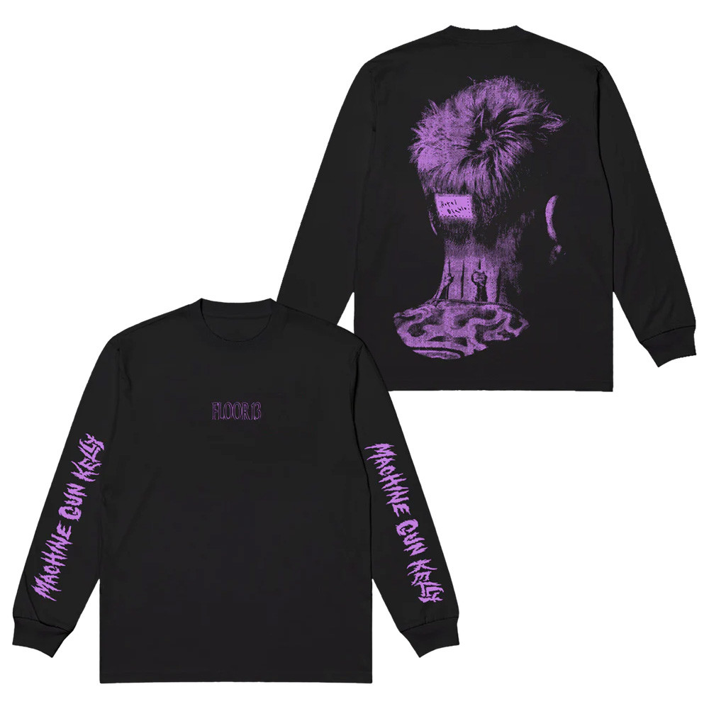 MGK Merch Hotel Diablo Floor 13 Long Sleeve Shirt Machine Gun Kelly Merchandise