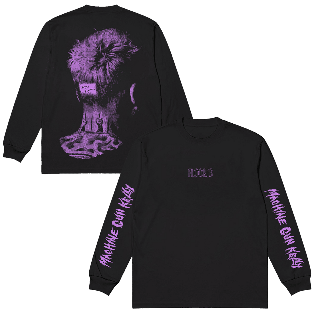 MGK Merch Hotel Diablo Floor 13 Long Sleeve T-Shirt Machine Gun Kelly Merch Father's Day Gifts MGK Merch Hotel Diablo Floor 13 Long Sleeve T-Shirt Machine Gun Kelly Merch Father's Day Gifts