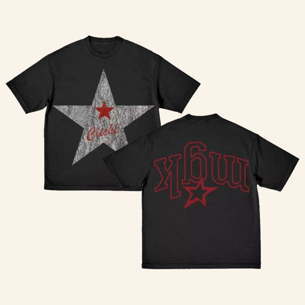 mgk Merch Mgk Cliche Star T-Shirt Gifts For Music Fans mgk Merch Mgk Cliche Star T-Shirt Gifts For Music Fans