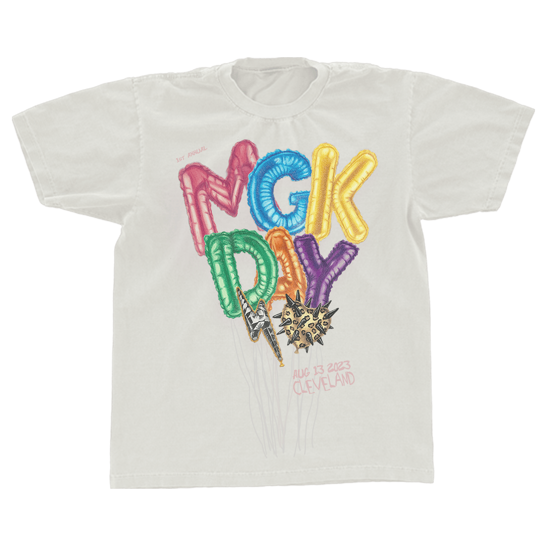 MGK Merch MGK Day Balloon T-Shirt Machine Gun Kelly Merchandise Awesome Mother's Day Gifts 2025 MGK Merch MGK Day Balloon T-Shirt Machine Gun Kelly Merchandise Awesome Mother's Day Gifts 2025