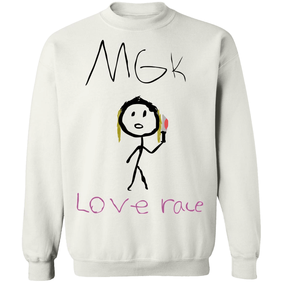 MGK Merch MGK Love Race Sweatshirt Machine Gun Kelly Merchandise Father's Day Gifts For Husband