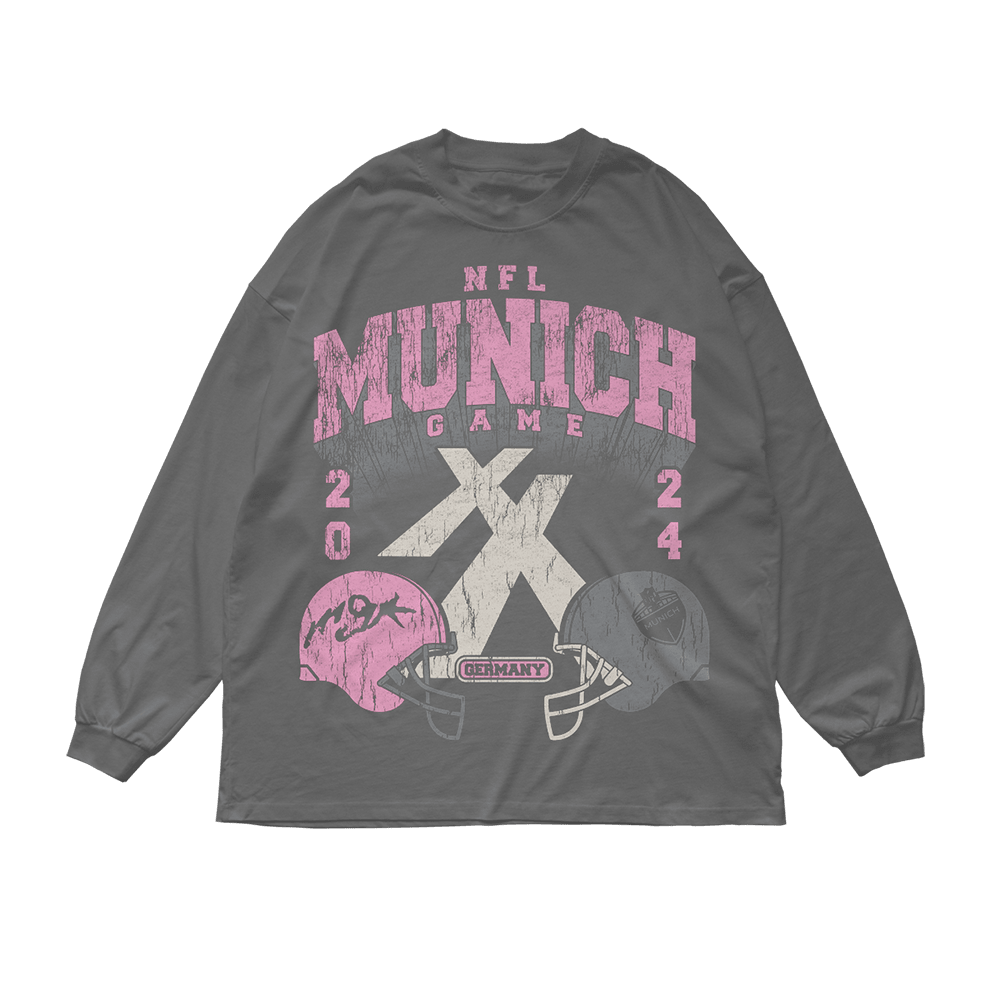 MGK Merch MGK x NFL Munich Long Sleeve T-Shirt Machine Gun Kelly Merchandise Mothers Day Gifts