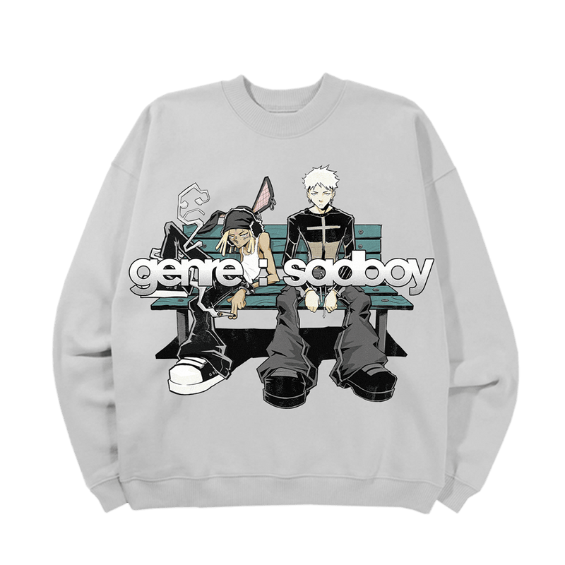 MGK Merch Pink Genre Sad Anime Sweatshirt Machine Gun Kelly Merchandise