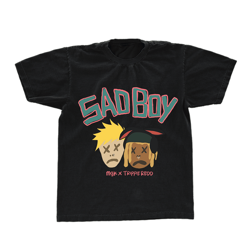 MGK Merch X Trippie Redd Sad Boy Tee Shirt Machine Gun Kelly Tour Merch Fan Gift Ideas