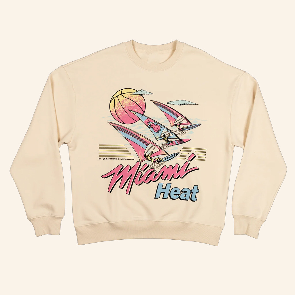 Miami Basketball Merch Court Culture X Duvin Sweatshirt Best Gifts For Fans