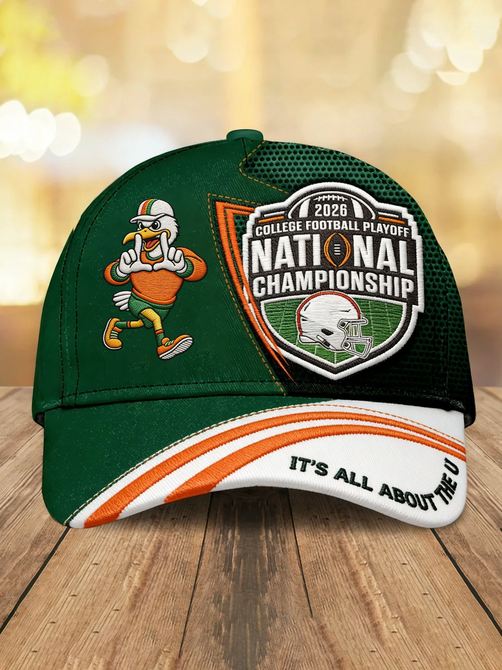 Miami Football It's All About The U Hat Miami Pride MH Hat Gifts For Football Fan Miami Football It's All About The U Hat Miami Pride MH Hat Gifts For Football Fan