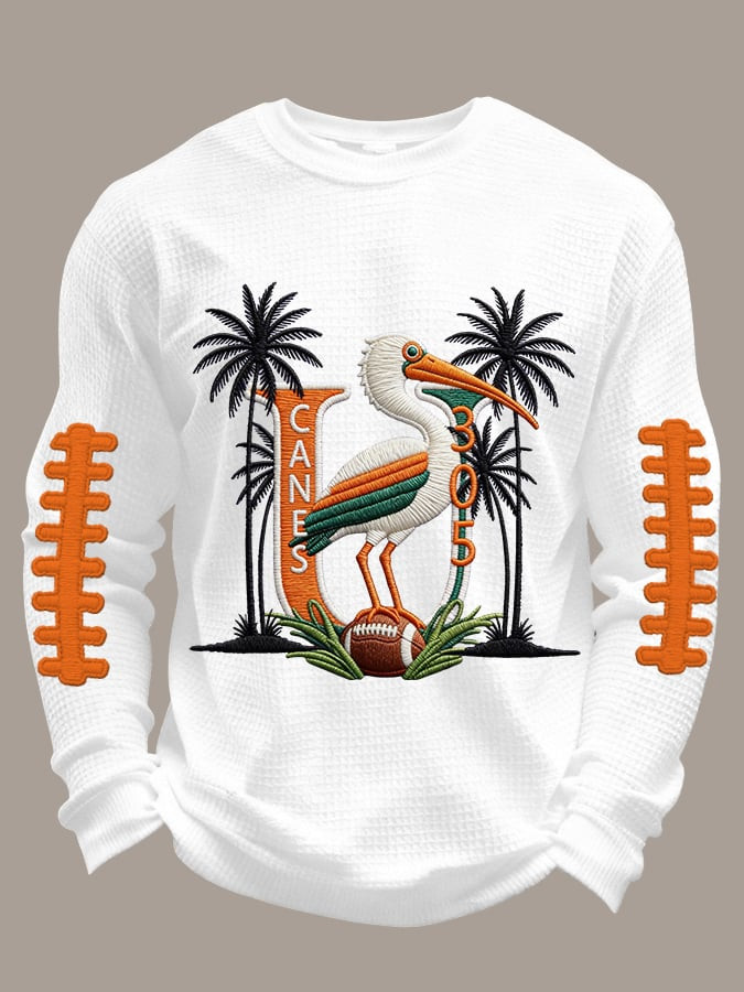 Miami Football Long Sleeve T-Shirt Forever MH Game Day Shirt Gifts For Miami Football Fans Miami Football Long Sleeve T-Shirt Forever MH Game Day Shirt Gifts For Miami Football Fans